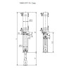 Миюча головка висувна TANKO RTP, Clamp DIN 32676 Series C AWH
