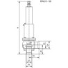 Запобіжний клапан Clamp-Clamp DIN 32676 AWH