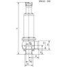 Запобіжний клапан Clamp-Clamp DIN 32676 AWH