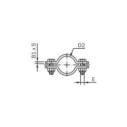 Обойма листова без ніжки, полегшене виконання ISO AWH