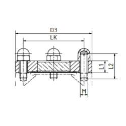 Фланець під діоптр AWH-Connect DIN 11864-2 AWH