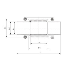 Гігієнічний inline-корпус з Clamp DIN AWH