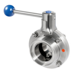 Дисковий кран AWH асептичний DIN 11864/1 G-S