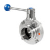 Заслінка пряма DIN-CC Clamp-Clamp 4346 AWH