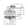 Лекажний дисковий клапан міжфланцевий Inch (Leakage Butterfly Valve) AWH