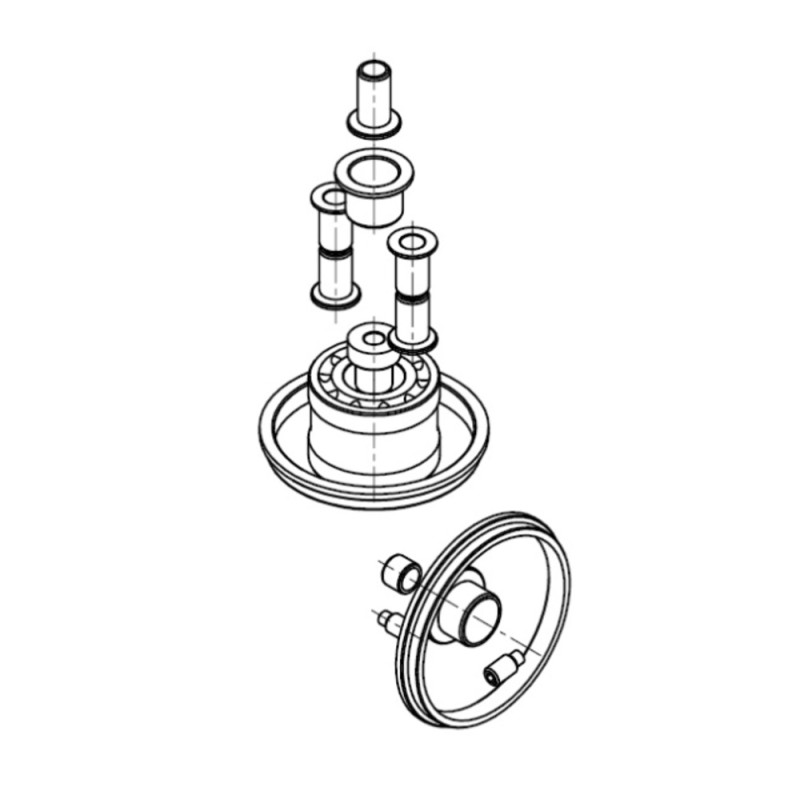 Комплект зношуваних деталей TANKO MX125/150 AWH