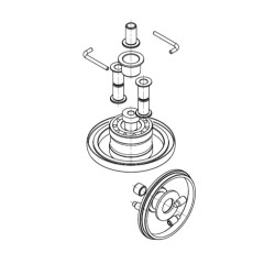 Комплект зношуваних деталей TANKO MX125/150 ATEX AWH