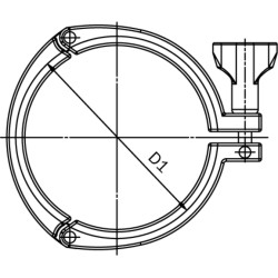 Обойма лита Clamp потрійна AWH