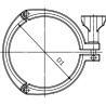 Обойма лита Clamp потрійна AWH