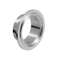 Патрубок Clamp KN DIN 11853-3 короткий, серія труб C, дюймові розміри AWH