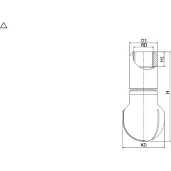 Миюча головка обертова TANKO CR, 180° вниз AWH